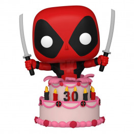 Marvel Deadpool 30th Anniversary POP! Vinyl figúrka Deadpool in Cake 9 cm